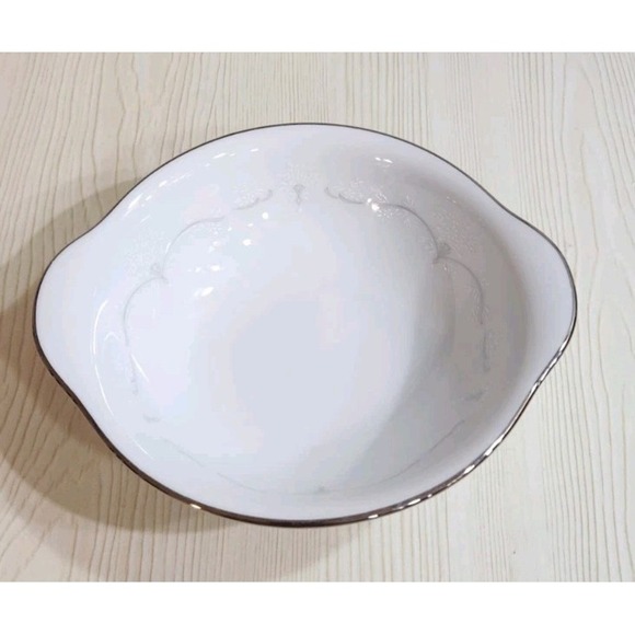 Lot of 3 lugged Cereal BOWLs NORITAKE Japan 6441 WHITEBROOK 6.75"X6" - Picture 1 of 5